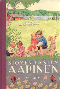 フィンランドの子供たちのABC本 Suomen lasten aapinen